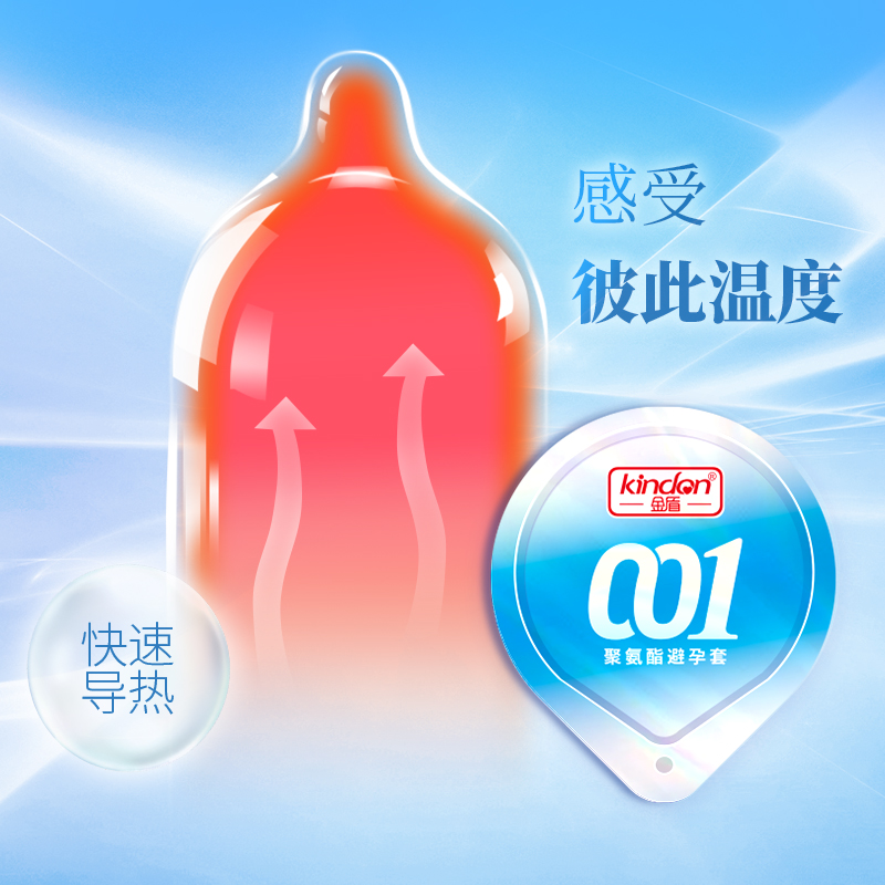 <strong>金盾001聚氨酯避孕套3只裝</strong>